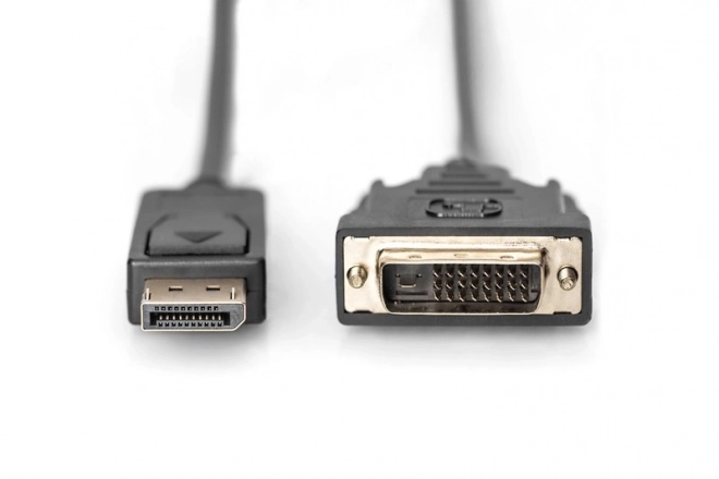 DisplayPort til DVI-D-kabel med låsemekanisme 2m