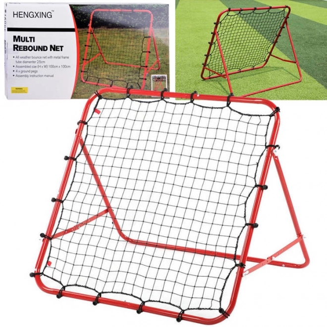 Træningsramme Rebounder til hoppefodbold 100x100cm