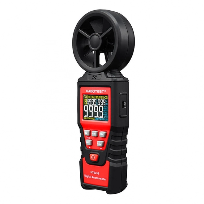 Digitalt anemometer Habotest HT625B, USB