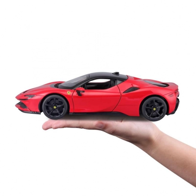 Metalmodel Ferrari SF90 Stradale rød 1:18