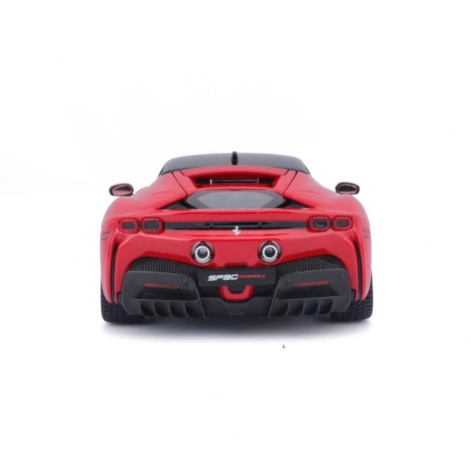 Bburago 1:24 Ferrari Top SF90 Stradale Rød