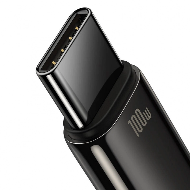 Kabel Baseus Tungsten Gold USB til USB-C, 100 W, 2 m sort