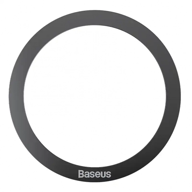 Baseus Halo Magnetisk ring til telefoner, MagSafe (sort)