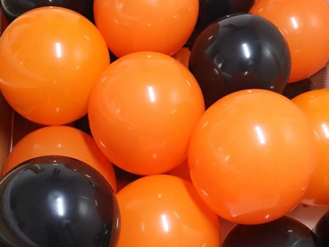 Halloween balloner sorte og orange 20 stk