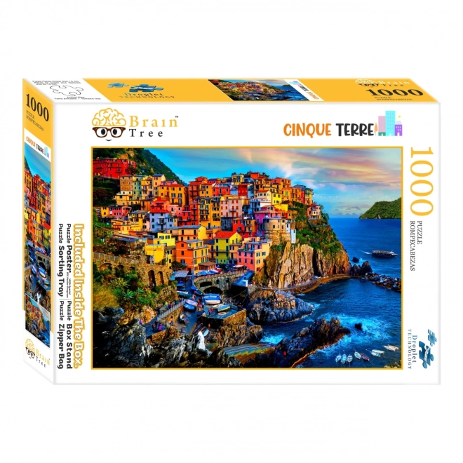Puslespil Brain Tree Cinque Terre 1000 brikker