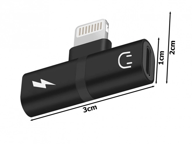 Lynadapter til iPad og iPhone 2 i 1