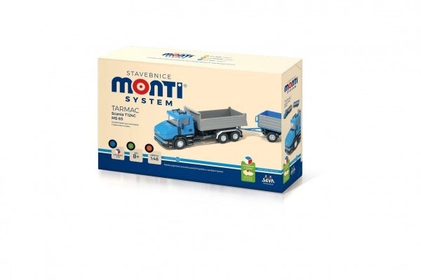 Byggesæt Monti System MS 65 Scania Tarmac 1:48 i kasse 32x20,5x7,5cm