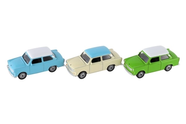 Auto Welly Trabant 1:60 metal 7cm fri bevægelse i boks