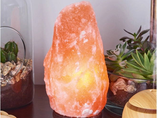 Stor himalayansk saltlampe ionisator