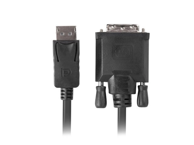 DisplayPort til DVI-D kabel 3m sort
