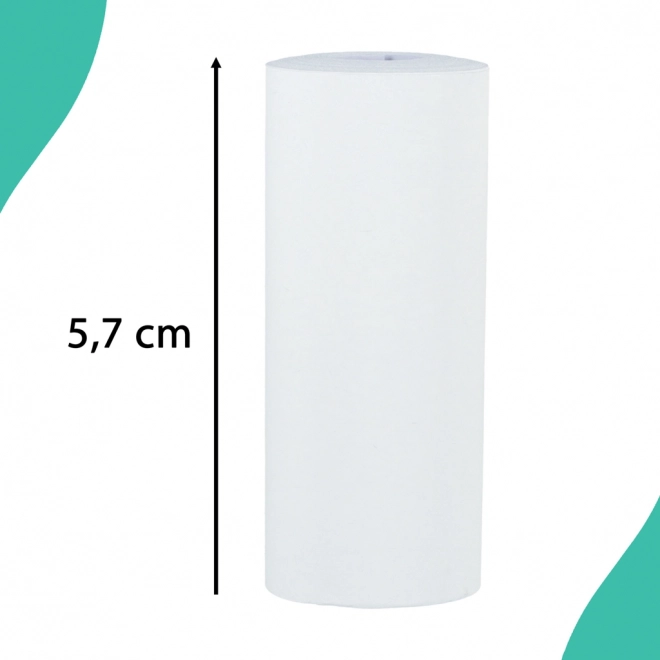 Rulle termopapir til mini printer 5,7 cm x 4,5 m 5 stk