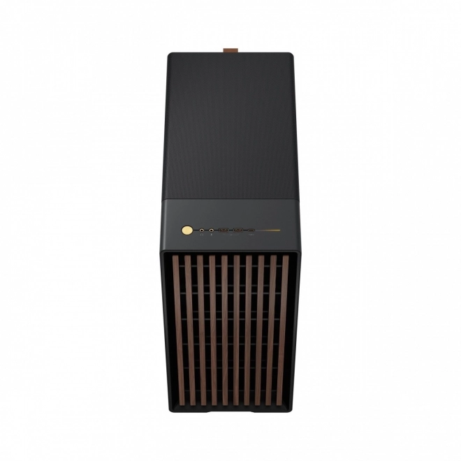 Fractal Design kabinet North sort med træelementer