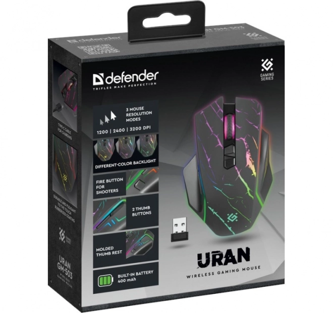 Trådløs gamingmus URAN GM-503 3200 DPI 8P
