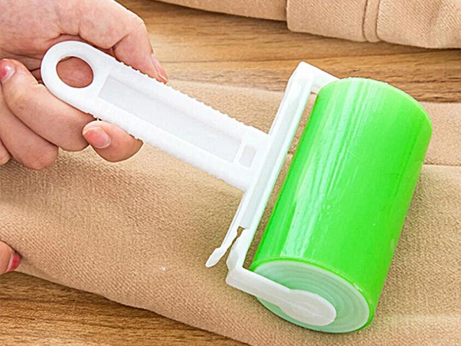 Ergonomisk gel rulle til fjernelse af pels