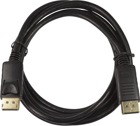 DisplayPort 1.2-kabel, 4K, 5 m, sort
