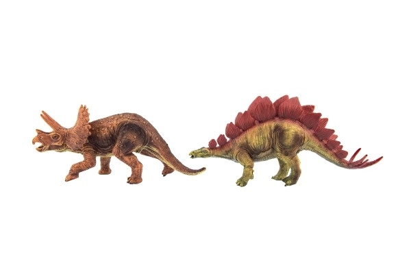 Plastsæt med 6 dinosaurer