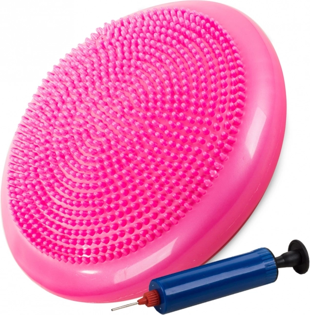 Beret sensorisk pude fitness disk – Růžový
