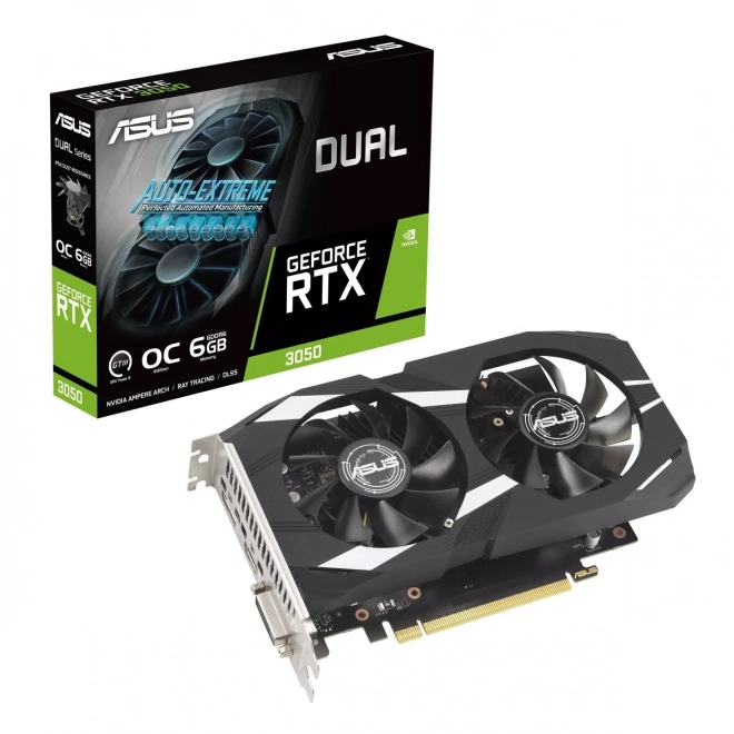 Grafikkort ASUS GeForce RTX 3050 Dual OC 6GB GDDR6