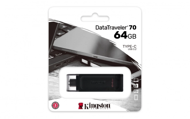 DT70/64GB USB-C 3.2 Gen1 flashdisk