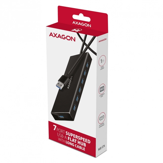 USB Hub 7-Port AXAGON HUE-F7A