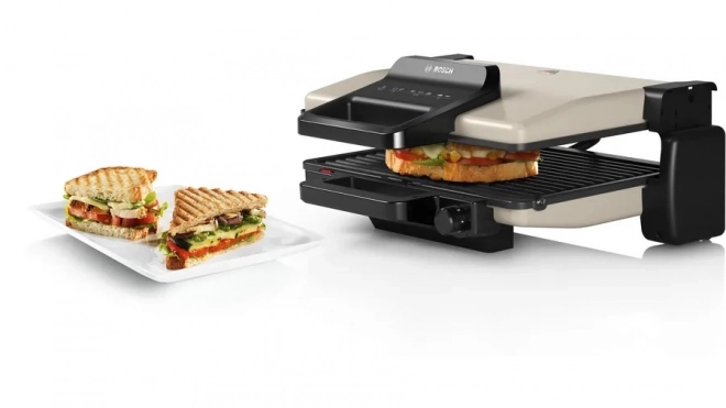 Elektrisk grill sølv