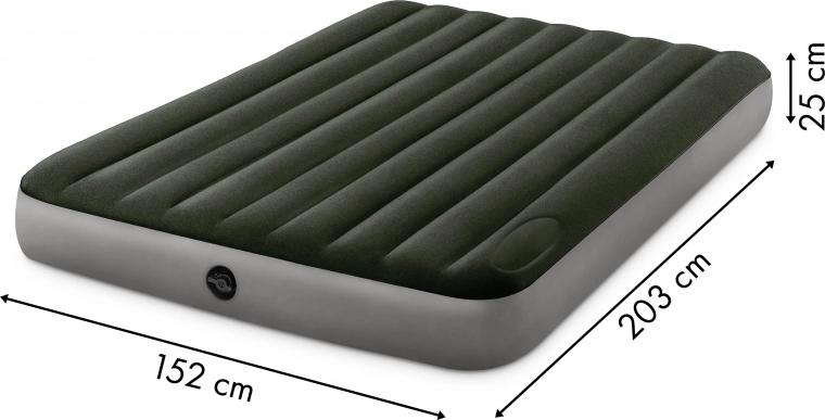 Rummelig dobbeltmadras 203 × 152 × 25 cm