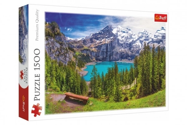 Puslespil Oeschinensee Alperne 1500 brikker