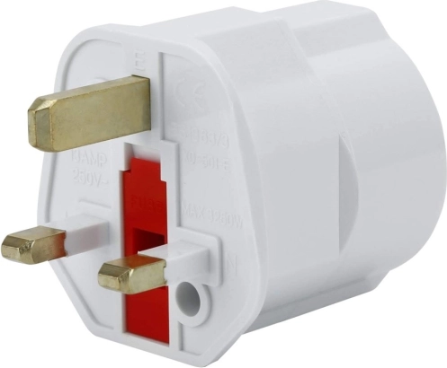Rejseadapter UK til EU IAUKEU