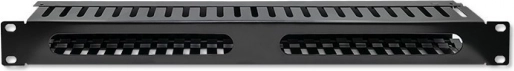 19″ rack-kabelorganisator, 1U, 24 positioner – QOLTEC