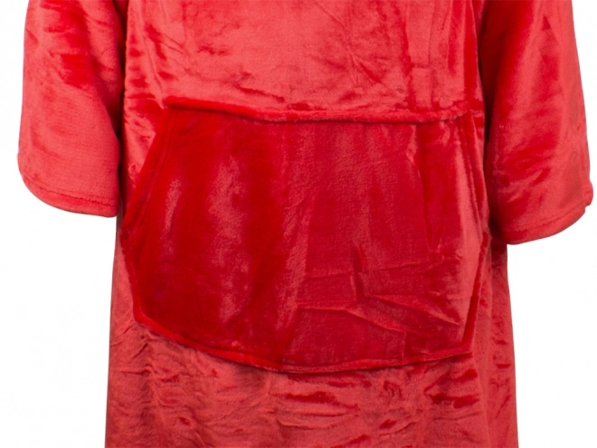 Fleecetæppe med ærmer varm sweatshirt neonfarve
