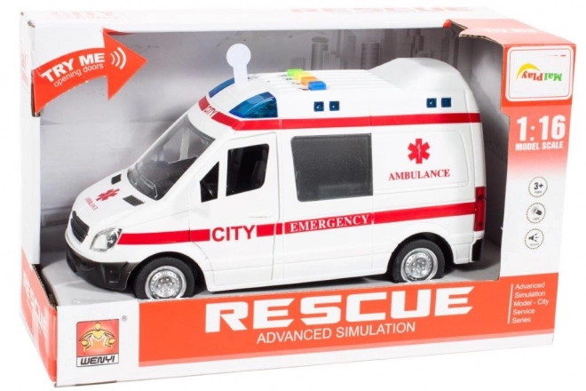 Ambulance med lydeffekter