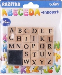 Stempler Alphabet for Børn med Blæk