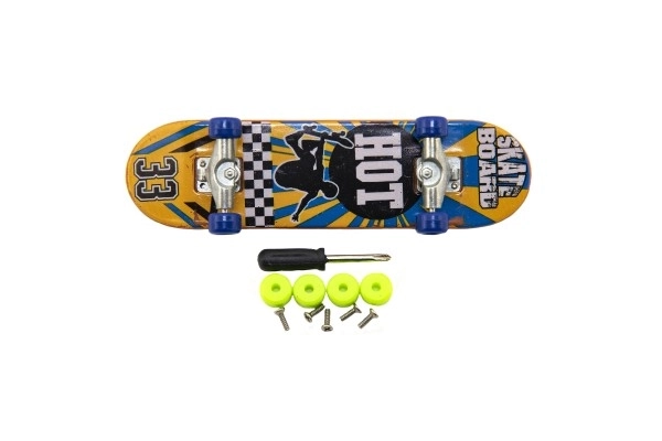 Finger skateboard med skruetilbehør - 9 cm