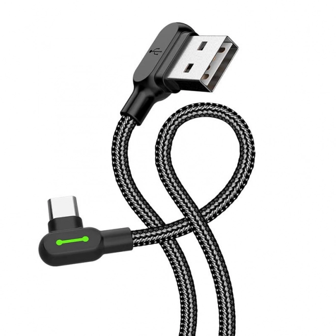 USB til USB-C kabel Mcdodo CA-5280 LED, 3 m (sort)
