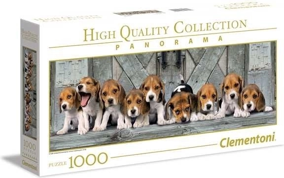 Panorama-puslespil 1000 brikker Beagle Clementoni