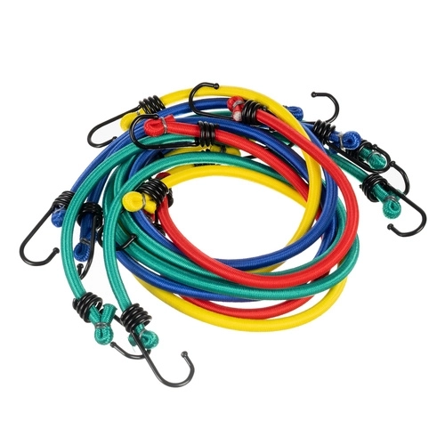 Elastiske bagagestropper med kroge, 12 stk