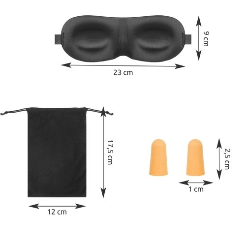 Rejse sove maske + ørepropper