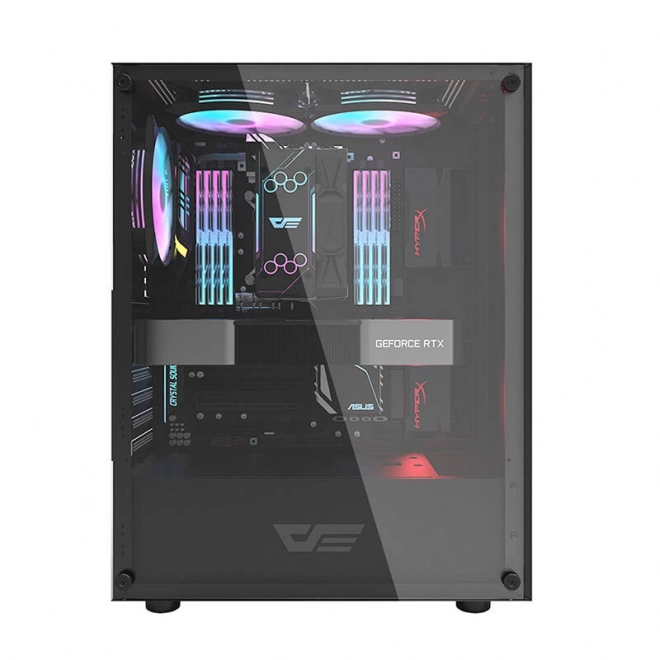 Computer Case Darkflash DK100 (Sort)