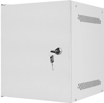 LANBERG vægmonteret 10″ skab 6U, 280 × 310 mm, grå