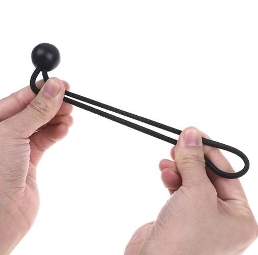 Sæt af elastiske stropper med kugle til skure - 10 stk