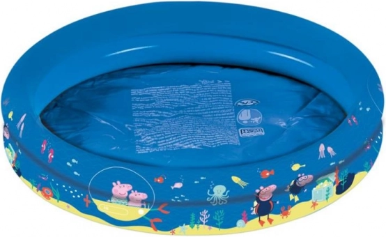 Oppustelig børnepool PEPPA PIG med blød bund 74 × 18 cm