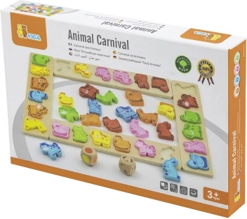 Træbrætspil Dyrenes Karneval