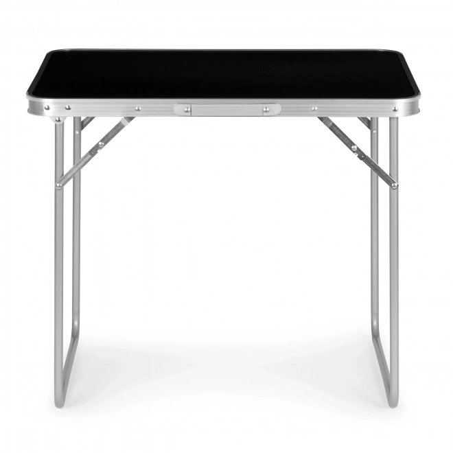 Turistbord sammenklappeligt picnicbord, bordplade 80x60 cm sort