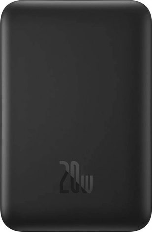 Magnetisk powerbank BASEUS Magnetic Mini 10000 mAh med USB‑C og 20W hurtigopladning – sort