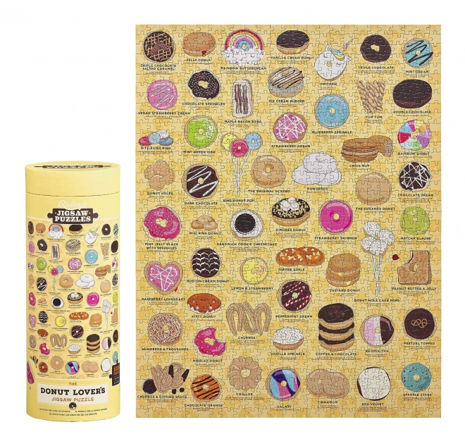 Puzzle Ridley's Games til doughnut elskere 1000 brikker