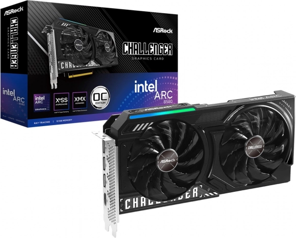 Grafikkort ASROCK ARC B580 Challenger 12GB OC