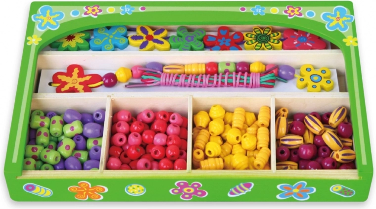 Færdige snore til hurtig perlesyning