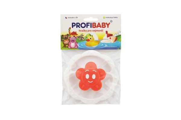 Plaststjerne rangle 13cm ass. 4 farver i pose 0m+