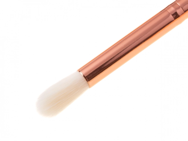 Sæt af makeupbørster 15 stk + etui - brun