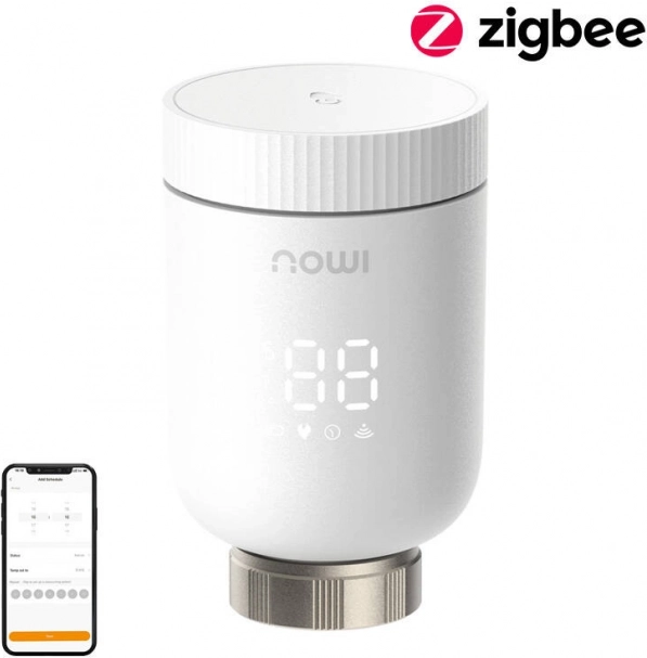 Smart termostatisk IMOU-hoved med ZigBee-teknologi